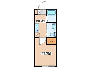 エルミタージュ堀ノ内の物件間取画像